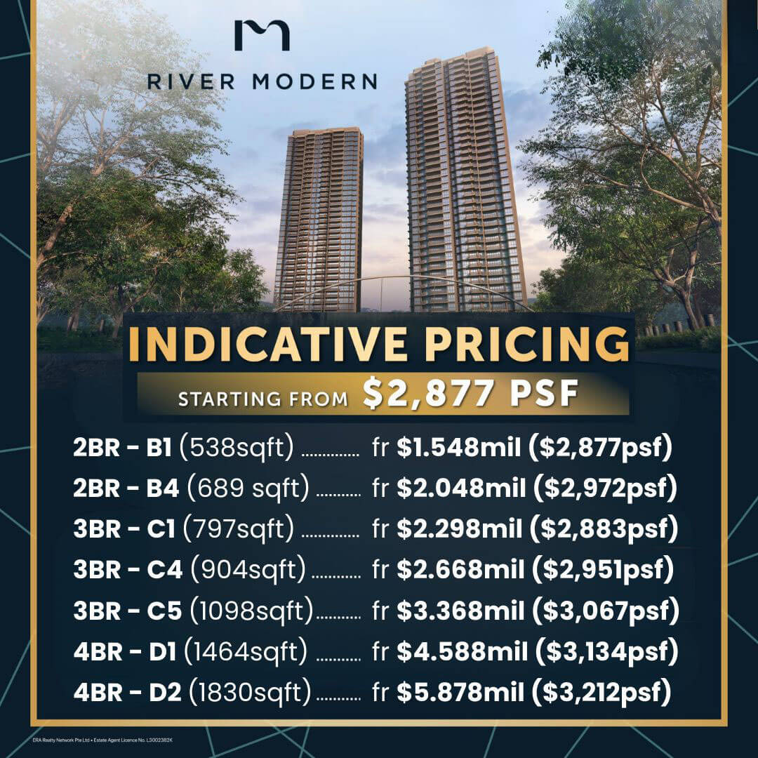 River Modern Indicative Prices 2