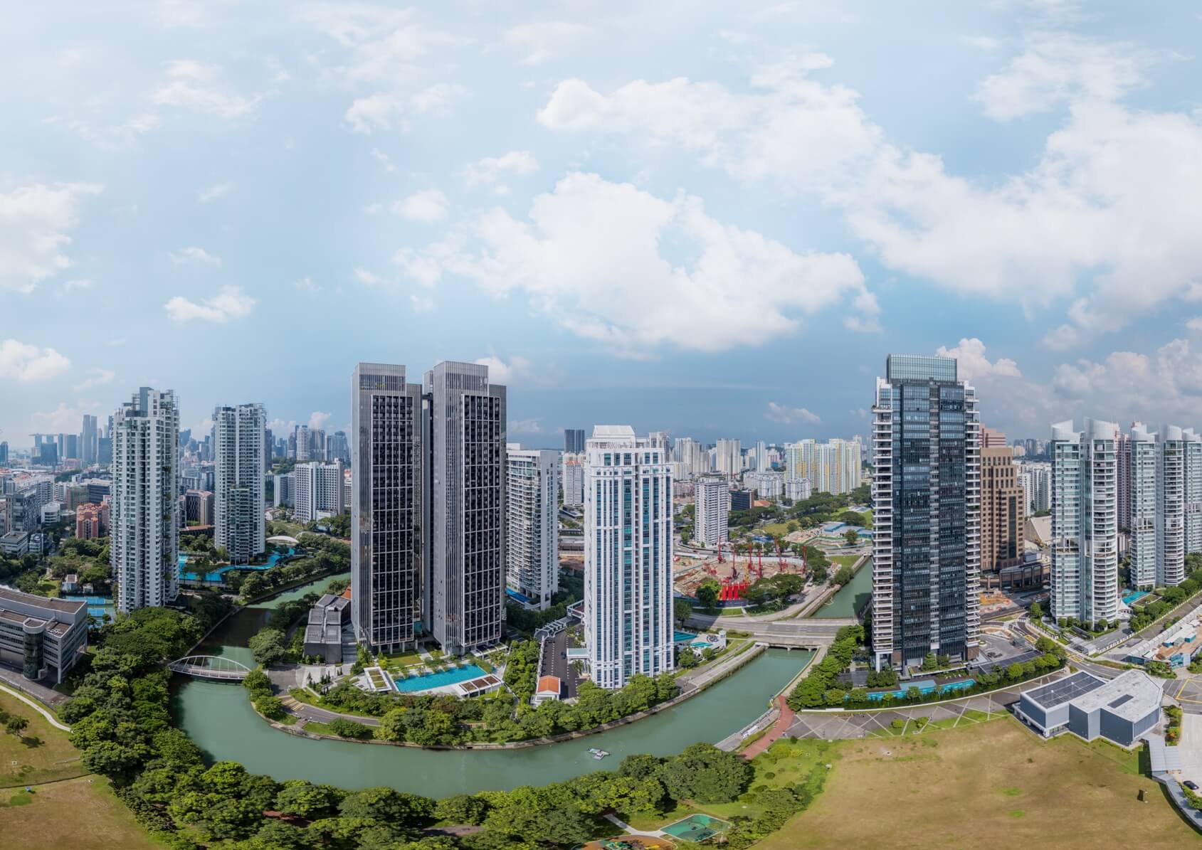 River Modern Panoramic View 1