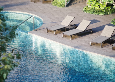 River Modern Zone 3 Landscape Pool
